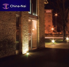 Recessed floor light fixture ZEUSfluorescentroundIP67