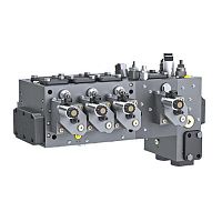 Monobloc hydraulic directional control valve VW seriesspoolmanually-controlledelectrically-operated