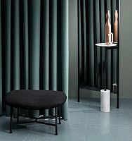 Contemporary stool CARISTOleathersteel baseupholstered