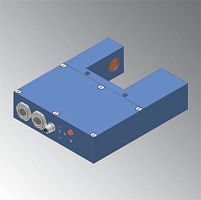 Laser fork light barrier