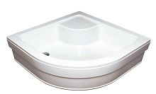 Corner shower base SABINAraisedacrylic