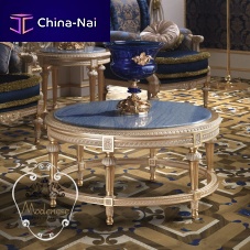 Classic coffee table 14629solid woodsolid wood baseround