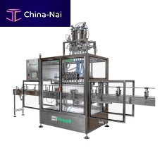 Automatic filling machine Premiumbottlefor chemical productssauce