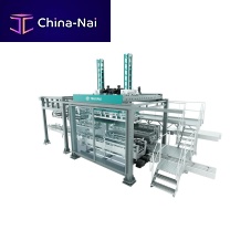 Top-loading case packer-unpacker automaticsemi-automaticfor bottles