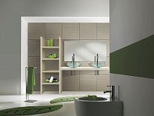 Wall-hung washbasin cabinet WOOD AND THE CITY HOMEwoodencontemporary