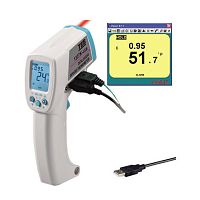 Infrared thermometer TES-1327KUSBdual-scale�C�F