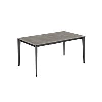Contemporary table ARTICceramicmelaminemetal base