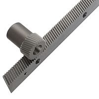 Straight-toothed rack and pinion helical-toothedsteelstainless steel