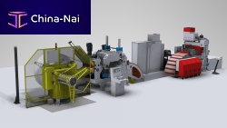 High-strength steel press feeding line with loop