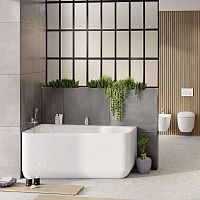 Corner bathtub Gamma 150free-standingfor homesprofessional