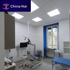 Hanging light fixture CIRCADIANrecessed ceilingLEDsquare