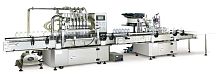 Linear filler-capper AAM-860C+180centrifugalfor dairy productsbeverage