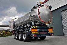 Suction semi-trailer XLT-Vac3-axlefor wastesludge