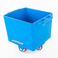 Transport cart B200MPCplasticfor meatwith swivel casters