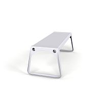 Contemporary bench AC ALL 2steelwithout backrestwithout armrests