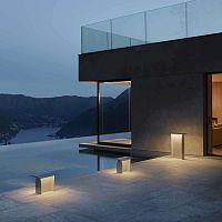 Home bollard light Fienilecontemporaryaluminumpolycarbonate