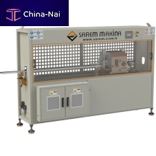 Guillotine cutting machine ES32for plasticsfor plastic pipeschamfer
