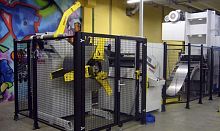 Automatic punching line for sheet metalcutting