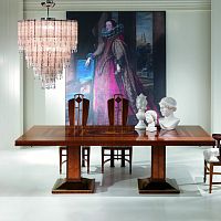 Traditional table TA46 LUCI DELLA RIBALTAwoodenrectangular