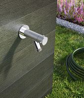 Drinking fountain single tap SPRING : W10.HB.Lwall-mountedstainless steel 316Lgarden