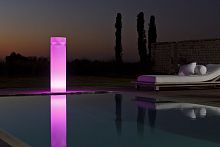Contemporary light column TWISTpolyethylene