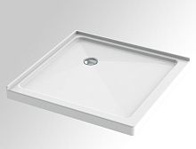 Square shower base SOHOraisedquartzite