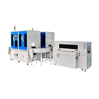 Automatic shrink wrapping machine for boxesfor packaging