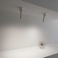 Ceiling-mounted spotlight INCASSO TREUNOQUATTROLEDtubularcommercial