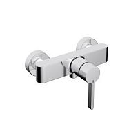 Shower mixer tap 21.422.330.000wall-mountedchromed metalbathroom
