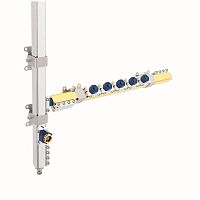 Pre-assembled manifold Calatemulti-channelaluminumfor gas