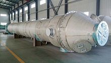 Shell and plate heat exchanger steelammonia
