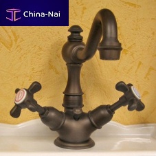 Washbasin mixer tap 3001countertopchromed metalbathroom