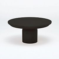 Contemporary side table MS108 oaksolid woodwooden base