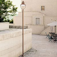 Urban lamp post BORGOgardentraditionalcopper