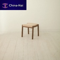 Contemporary stool TOPO polyurethane foamwooden base