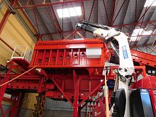 Waste screener SCALPELdry screeningfor recyclingprocess