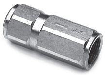 Ball check valve threaded
