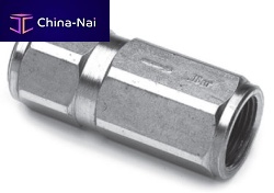 Ball check valve threaded