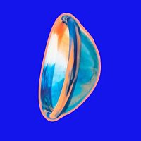 Silicone menstrual disc