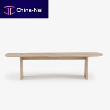 Contemporary bench INTERVALLEsolid woodwithout backrestwithout armrests