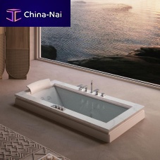 Home bathtub AURA UNOcontemporaryhydromassagechromotherapy