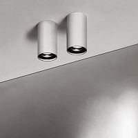 Surface mounted downlight CUBE TONDOLEDhalogentubular