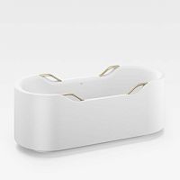 Oval bathtub A24844800X SERIESfreestandingthermalresin