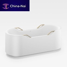 Oval bathtub A24844800X SERIESfreestandingthermalresin
