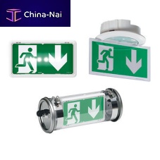 Recessed ceiling emergency light URA SPOTroundLEDplastic