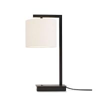 Table lamp BOSTON/T/B/1815/W irontextilecontemporary