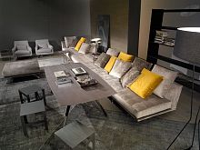 Modular sofa MARLOWcontemporaryfabricbeige