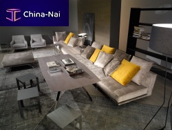 Modular sofa MARLOWcontemporaryfabricbeige