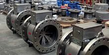 Round-flange rotary valve
