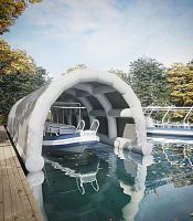 Boat technical shelter Technical boat shelter 4.7*13.5for repairinflatable
